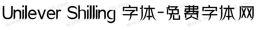 Unilever Shilling 字体字体转换